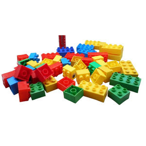 Lego Duplo/ Mega Blok First Builders Lot 42 Pieces Multi-Color